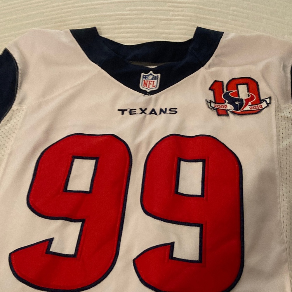 Nike Texans ,  JJ Watt Jersey - Red, White, and Blue